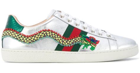 dragon shoes gucci|Gucci ace sneakers on sale.